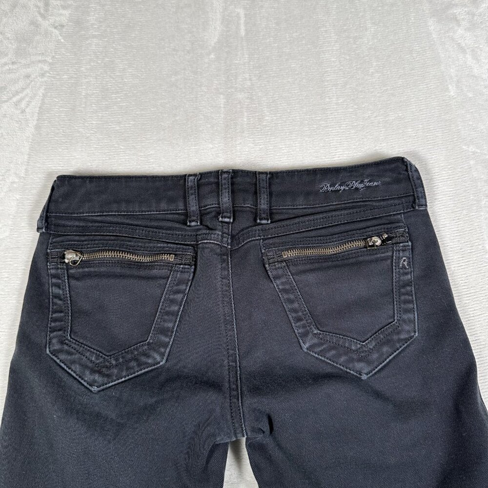 VTG Replay Jeans Men Size W27 L32 Black Skinny Cotton Blend Low Rise Denim 90s - Picture 14 of 14